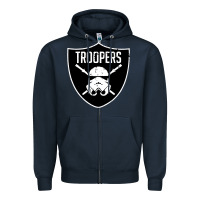Navy troopers Zipper Hoodie - artisFamous