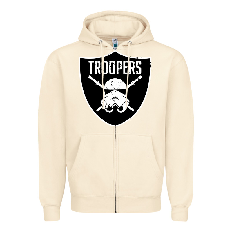 Troopers Zipper Hoodie by artisFamous | Teevron