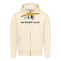 Sandshell what wouldnt jesus do Zipper Hoodie - artisFamous