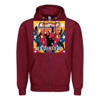 Burgundy reel big fish why do they rock so hard Zipper Hoodie - artisFamous