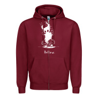 Burgundy hollow void ,hollow knight  t shirt Zipper Hoodie - artisFamous