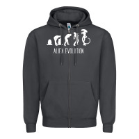 Smoke alien evolution Zipper Hoodie - artisFamous