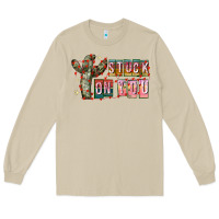 Mushroom Stuck on You Long Sleeve Tee - CowhideDigitalArt