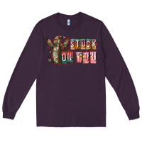 Plum Stuck on You Long Sleeve Tee - CowhideDigitalArt