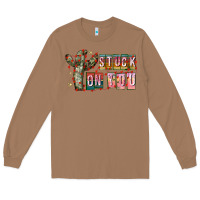 Toasted Coconut Stuck on You Long Sleeve Tee - CowhideDigitalArt