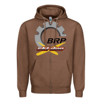 Chestnut brp ski doo Zipper Hoodie - artisFamous