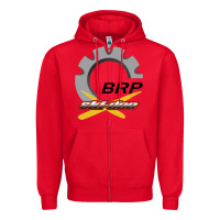 Red brp ski doo Zipper Hoodie - artisFamous