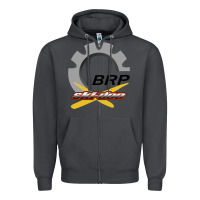 Smoke brp ski doo Zipper Hoodie - artisFamous