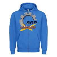 True Royal brp ski doo Zipper Hoodie - artisFamous