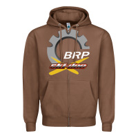 Chestnut brp ski doo Zipper Hoodie - artisFamous