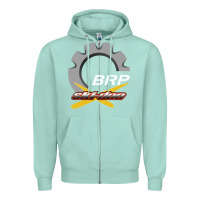 Seafoam brp ski doo Zipper Hoodie - artisFamous