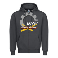 Smoke brp ski doo Zipper Hoodie - artisFamous