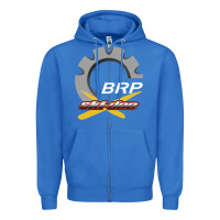 True Royal brp ski doo Zipper Hoodie - artisFamous