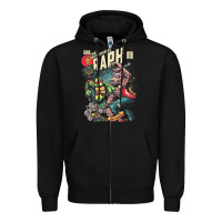 Black the incredible raph Zipper Hoodie - artisFamous