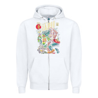 White the incredible raph Zipper Hoodie - artisFamous