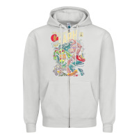 Dove Grey the incredible raph Zipper Hoodie - artisFamous