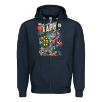Navy the incredible raph Zipper Hoodie - artisFamous