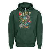 Sports Green the incredible raph Zipper Hoodie - artisFamous