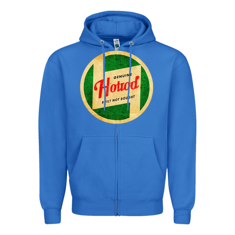 Hot Rod Built Not Bought Zipper Hoodie by artisFamous | Teevron