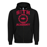 Black sith academy Zipper Hoodie - artisFamous