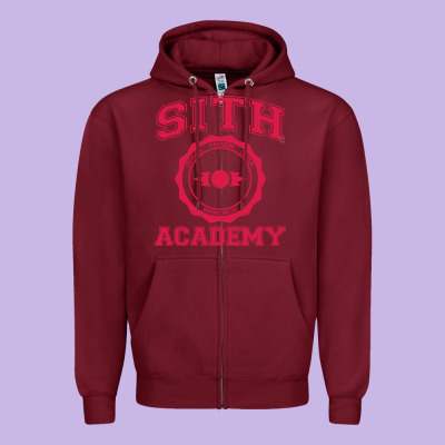Sith Academy Zipper Hoodie Designed By Artisfamous