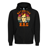 Black rbg Zipper Hoodie - artisFamous