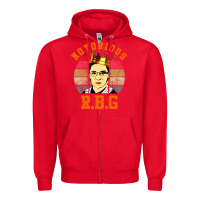 Red rbg Zipper Hoodie - artisFamous