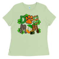 Matcha St. Patricks Dog Mom Ladies Tee - FaDigitalArtStudio