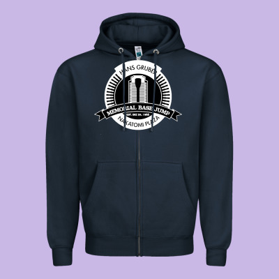 Hans Gruber Day Zipper Hoodie Designed By Artisfamous