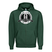 Sports Green hans gruber day Zipper Hoodie - artisFamous