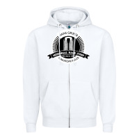White hans gruber day Zipper Hoodie - artisFamous
