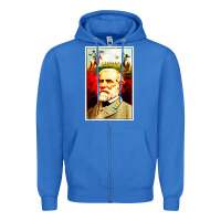 Lee Confederate General Zipper Hoodie | Teevron