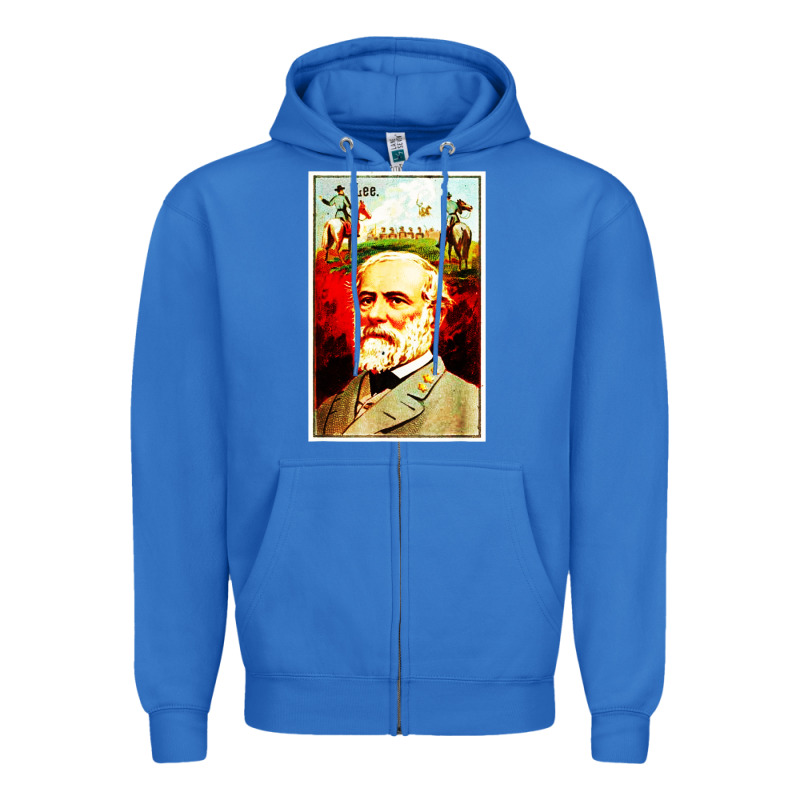 Lee Confederate General Zipper Hoodie by artisFamous | Teevron