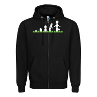 Black lego Zipper Hoodie - artisFamous