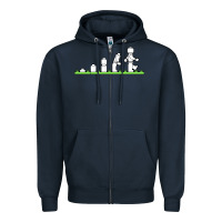Navy lego Zipper Hoodie - artisFamous