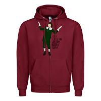 Burgundy berries and cream Zipper Hoodie - artisFamous