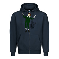 Navy berries and cream Zipper Hoodie - artisFamous