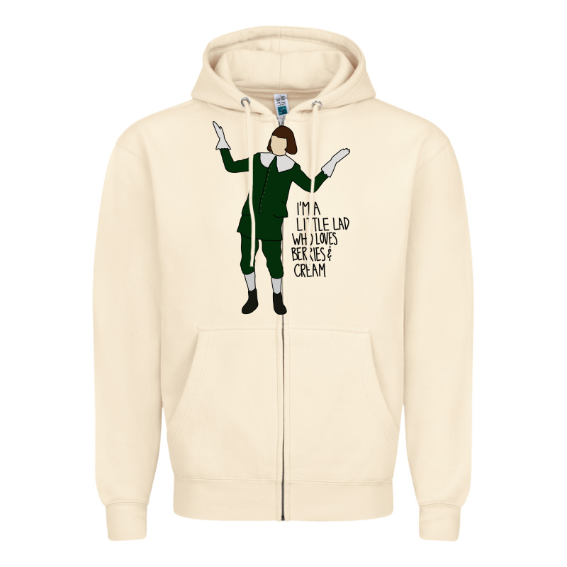 Berries And Cream Zipper Hoodie by artisFamous | Teevron