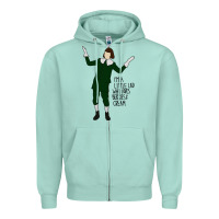 Seafoam berries and cream Zipper Hoodie - artisFamous