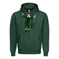 Sports Green berries and cream Zipper Hoodie - artisFamous