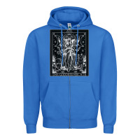 True Royal hecate tarot card triple moon goddess witch wiccan pagan Zipper Hoodie - artisFamous