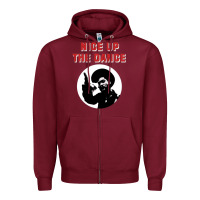 Burgundy nice up the dance Zipper Hoodie - artisFamous