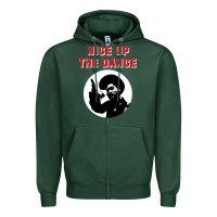 Sports Green nice up the dance Zipper Hoodie - artisFamous