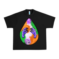 Black halloween hands teardrop Urban Heavy Tee - BundleAndBundleShop