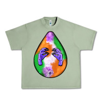 Oil Green halloween hands teardrop Urban Heavy Tee - BundleAndBundleShop