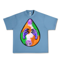 Pebble Blue halloween hands teardrop Urban Heavy Tee - BundleAndBundleShop