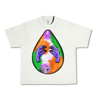 Pistachio halloween hands teardrop Urban Heavy Tee - BundleAndBundleShop