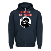 Navy nice up the dance Zipper Hoodie - artisFamous