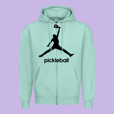 Funny Pickleball Zipper Hoodie Designed By Artisfamous