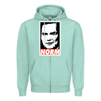 Seafoam norm macdonald Zipper Hoodie - artisFamous